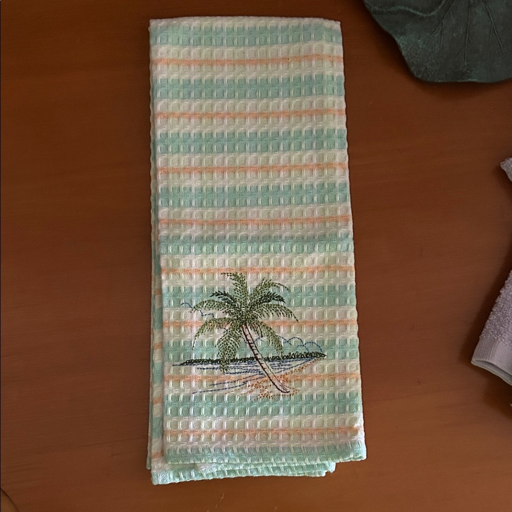 Tropical Palm Tree Kitchen Towel